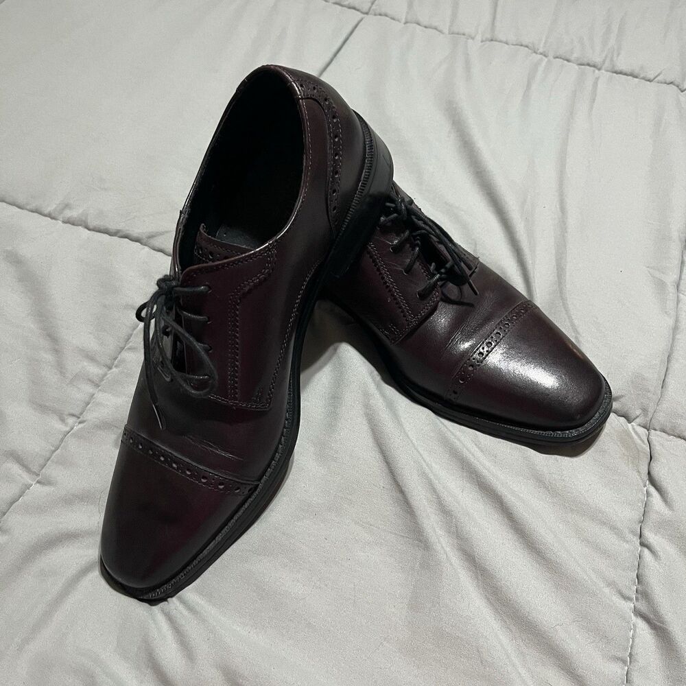 Cole Haan Jefferson Grand 2.0 Mens Size 12D Brown Classic Wingtip Oxford Shoes